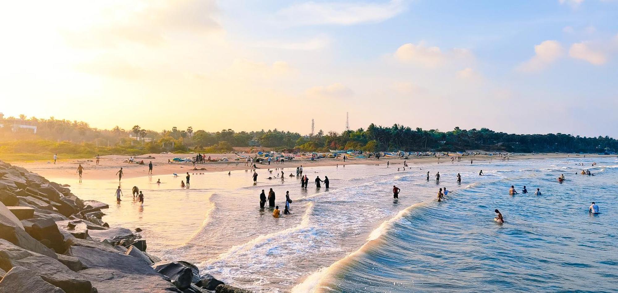 Serenity Sands Beach Resort بونديتْشيري المظهر الخارجي الصورة